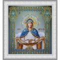 Набор для вышивания бисером КАРТИНЫ БИСЕРОМ "Икона Покров Пресвятой Богородицы" 